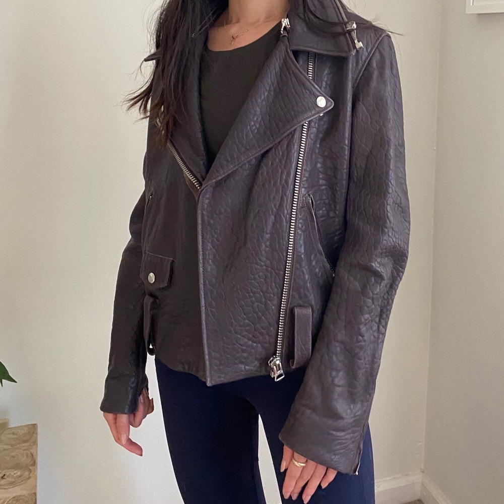 Acne Studios Lamb Leather Jacket size 36